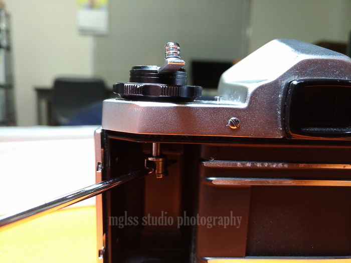 分解 - Asahi Pentax SVの修理 - mglss studio photography