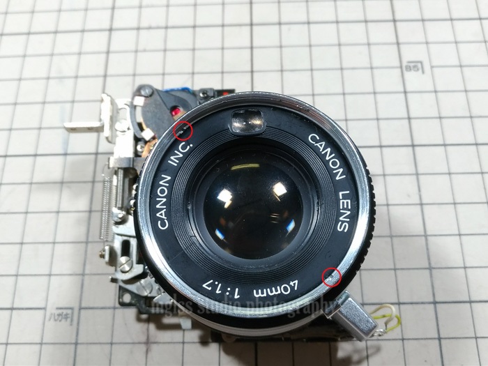 Canon New Canonet QL17の修理 - mglss studio photography