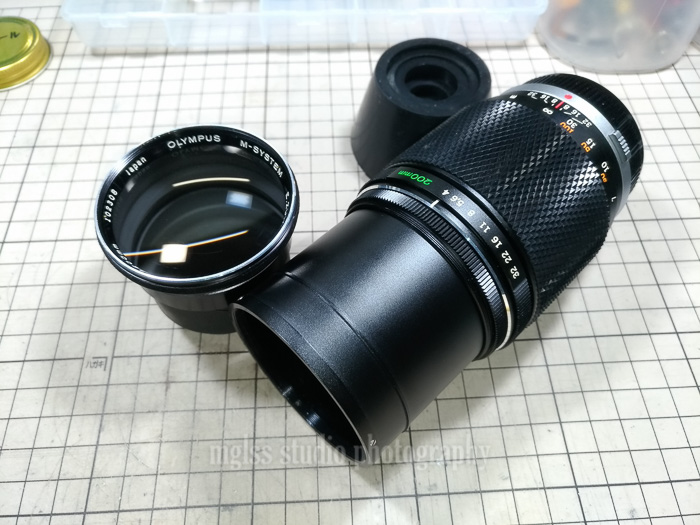 オリンパス Mシステム E ズイコーオートT 200mm f/4 レンズ