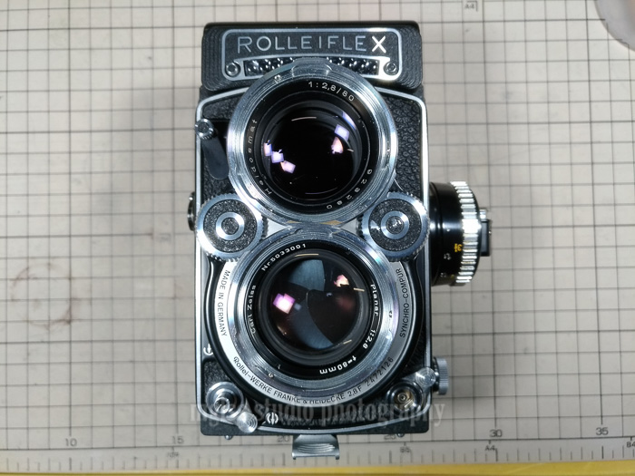 Rolleiflex 2.8Fの修理 - mglss studio photography